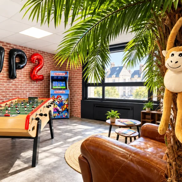 Bureau privé 15 m² 3 postes Location bureau Place Michelet Tours 37000 - photo 1