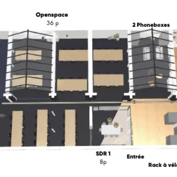 Espace indépendant 370 m² 70 postes Location bureau Rue des Petites Écuries Paris 75010 - photo 5