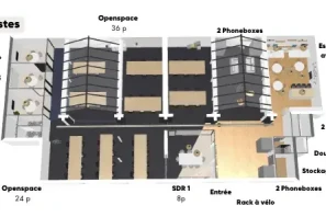 Espace indépendant - 75010 - 70 postes - 37500€