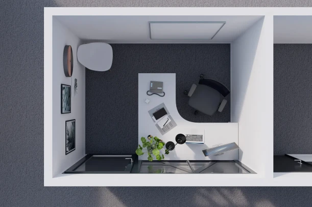 Bureau privé - 20090 - 1 poste - 460€