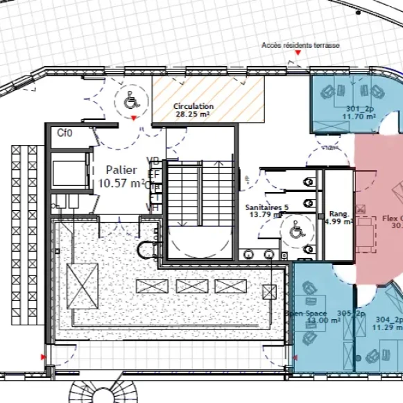 Espace indépendant 100 m² 14 postes Location bureau Route du Perollier Dardilly 69570 - photo 13