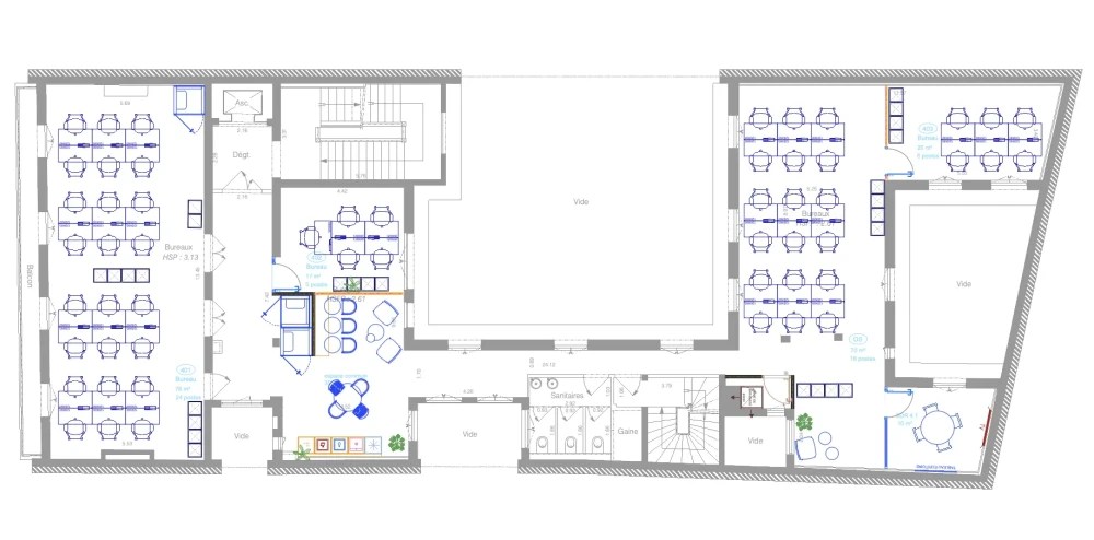 Espace indépendant - 75008 - 52 postes - 48880€