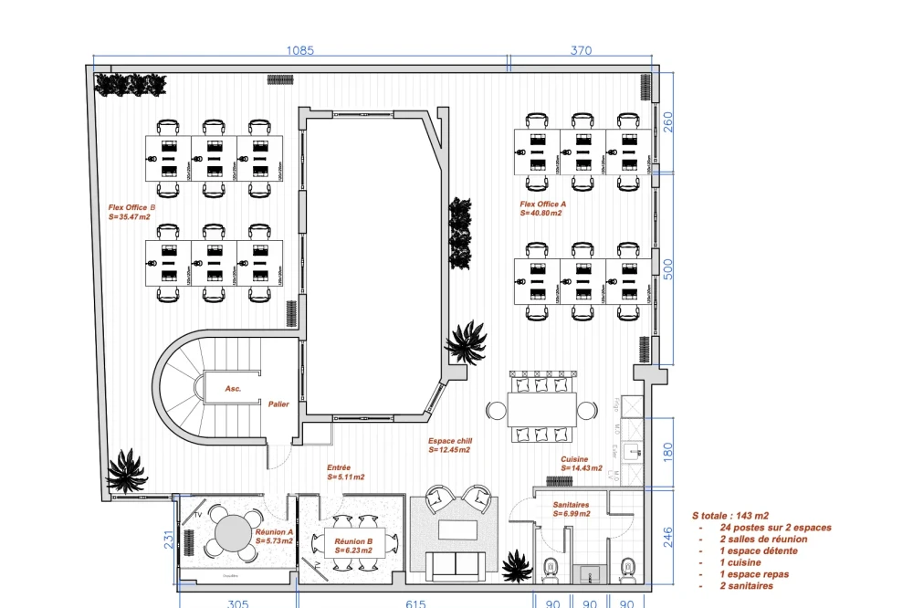 Espace indépendant - 75002 - 24 postes - 14500€