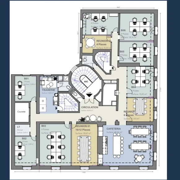 Espace indépendant 280 m² 30 postes Location bureau Boulevard Haussmann Paris 75008 - photo 8