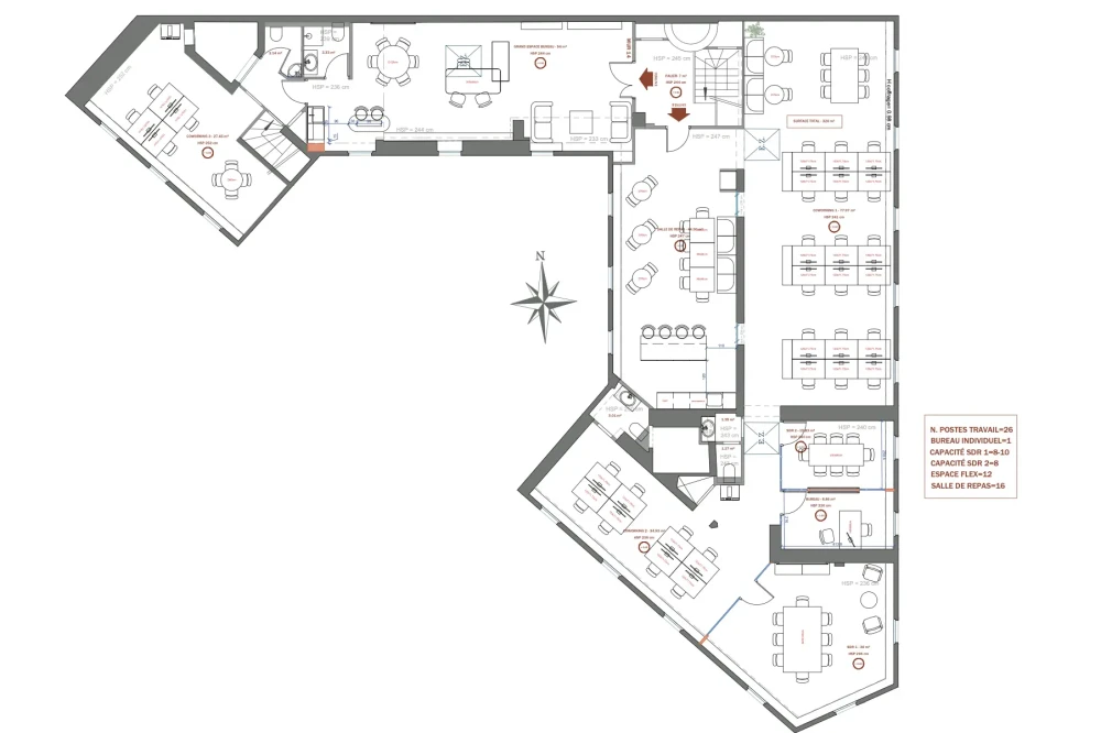 Espace indépendant - 75008 - 30 postes - 28500€