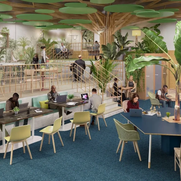 Bureau privé 21 m² 6 postes Coworking Rue d'Amiens Lille 59800 - photo 2