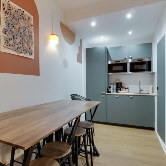 Espace indépendant 100 m² 20 postes Location bureau Rue du Croissant Paris 75002 - photo 2