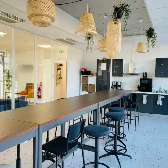 Bureau privé 10 m² 3 postes Coworking Avenue Tony Garnier Lyon 69007 - photo 4