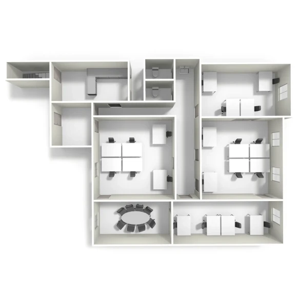 Bureau privé 22 m² 6 postes Location bureau Rue de Richelieu Paris 75002 - photo 4