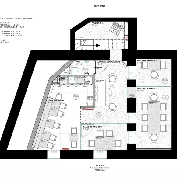 Bureau privé 15 m² 4 postes Location bureau Avenue de Friedland Paris 75008 - photo 3
