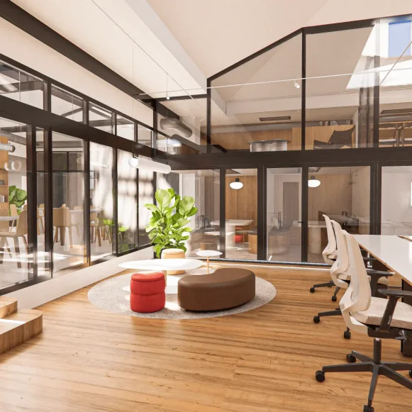 Espace indépendant 600 m² 76 postes Coworking Rue Pleyel Paris 75012 - photo 5
