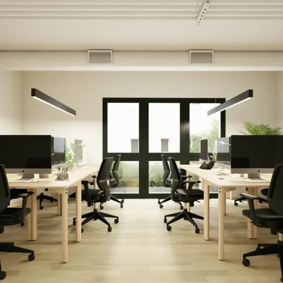Bureau privé 25 m² 10 postes Location bureau Rue Clavel Paris 75019 - photo 1