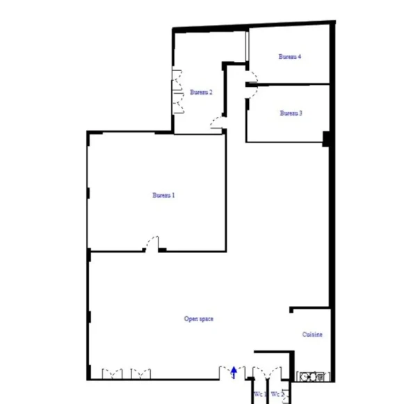 Espace indépendant 200 m² 30 postes Location bureau Rue Louis Blanc Paris 75010 - photo 1