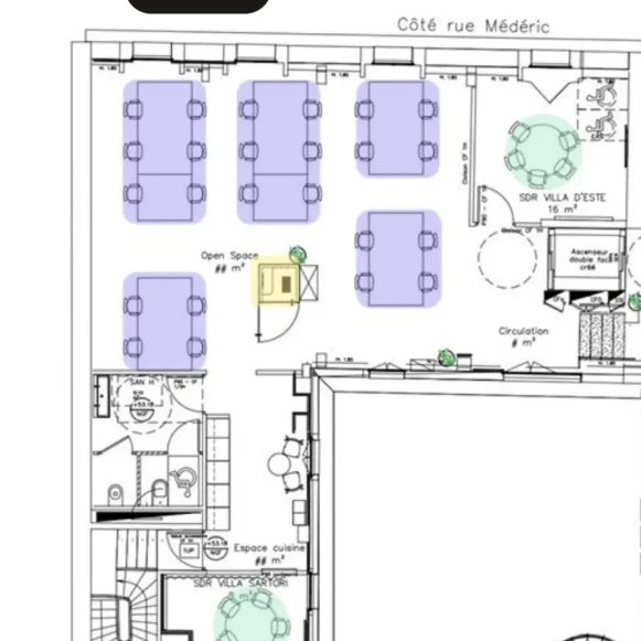 Espace indépendant 164 m² 24 postes Location bureau Rue Jadin Paris 75017 - photo 5