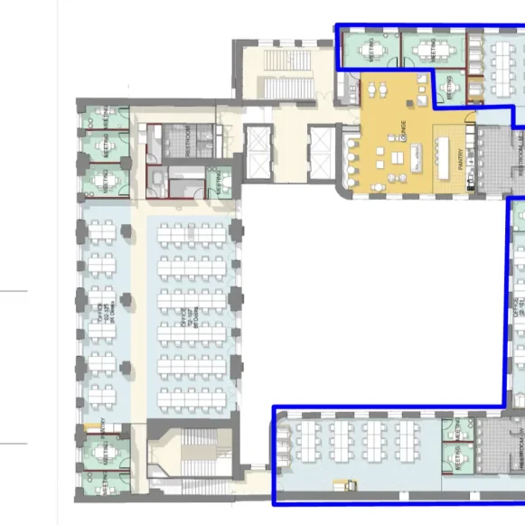 Bureau privé 550 m² 95 postes Location bureau Rue de Madrid Paris 75008 - photo 1