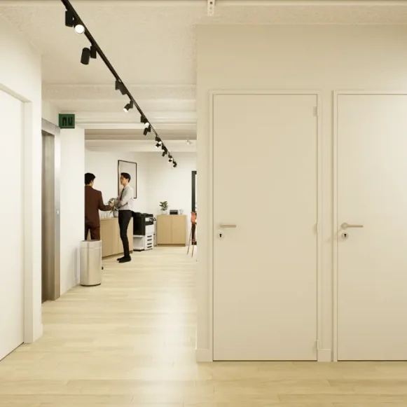 Bureau privé 16 m² 5 postes Location bureau Rue Clavel Paris 75019 - photo 2