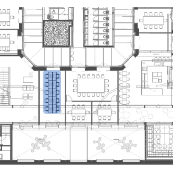 Bureau privé 39 m² 10 postes Coworking Rue d'Amsterdam Paris 75008 - photo 12