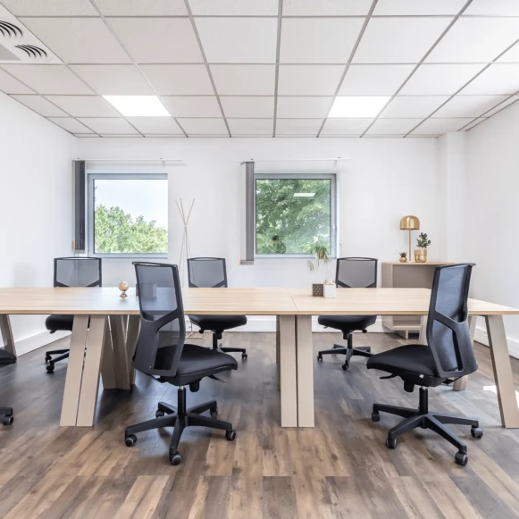 Bureau privé 25 m² 6 postes Coworking Avenue Léonard de Vinci Pessac 33600 - photo 1