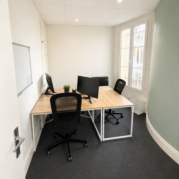 Bureau privé 55 m² 8 postes Location bureau Boulevard de Clichy Paris 75009 - photo 4