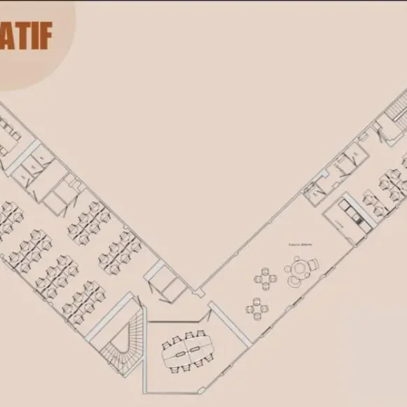 Espace indépendant 350 m² 50 postes Location bureau Rue Bréguet Paris 75011 - photo 3
