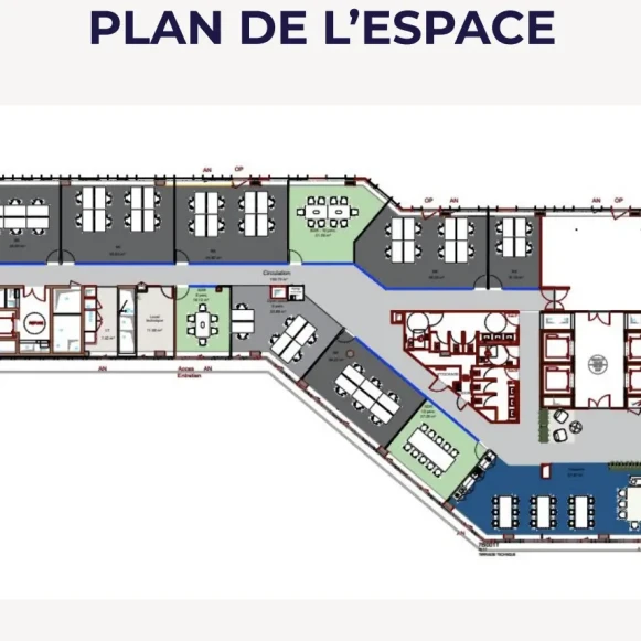 Espace indépendant 675 m² 71 postes Location bureau Boulevard Macdonald Paris 75019 - photo 5