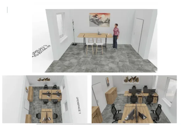 Bureau privé - 92800 - 12 postes - 4900€