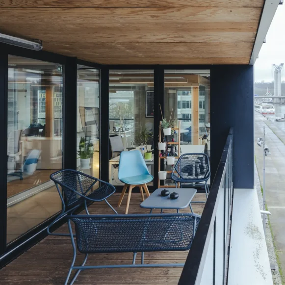 Bureau privé 150 m² 18 postes Coworking Allée François Mitterrand Rouen 76100 - photo 3