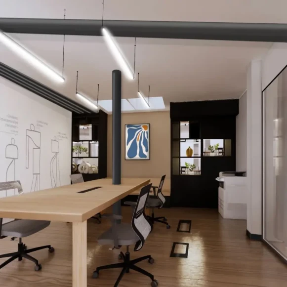 Open Space  1 poste Location bureau Rue Chauchat Paris 75009 - photo 1