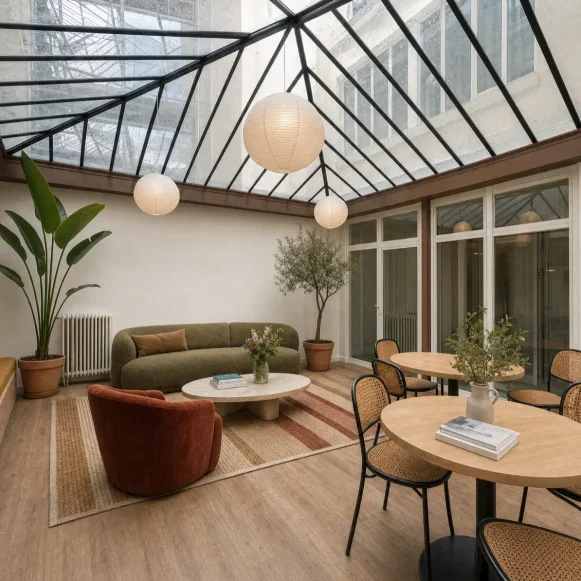 Open Space  5 postes Location bureau Rue Saulnier Paris 75009 - photo 1