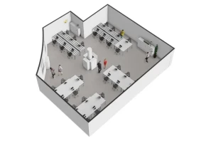 Bureau privé - 92800 - 30 postes - 19500€