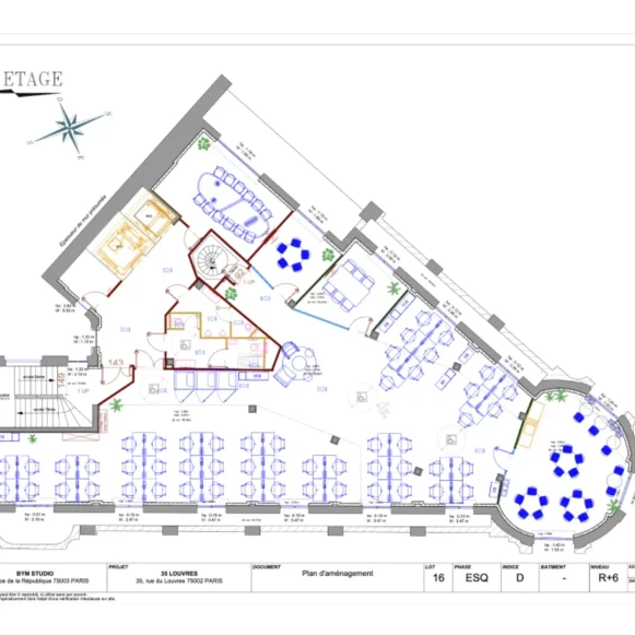 Espace indépendant 785 m² 90 postes Location bureau Rue du Louvre Paris 75002 - photo 4