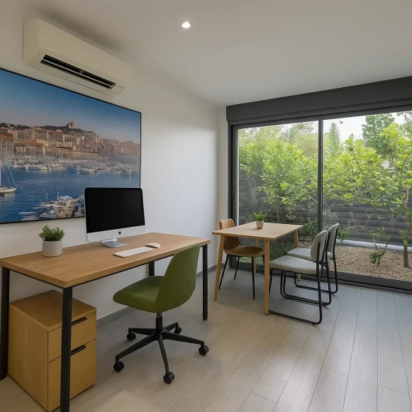 Open Space  2 postes Location bureau Avenue de la Rosière Marseille 13012 - photo 1