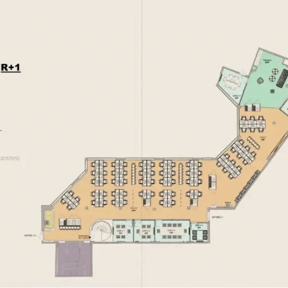 Espace indépendant 503 m² 80 postes Location bureau Rue René Boulanger Paris 75010 - photo 3