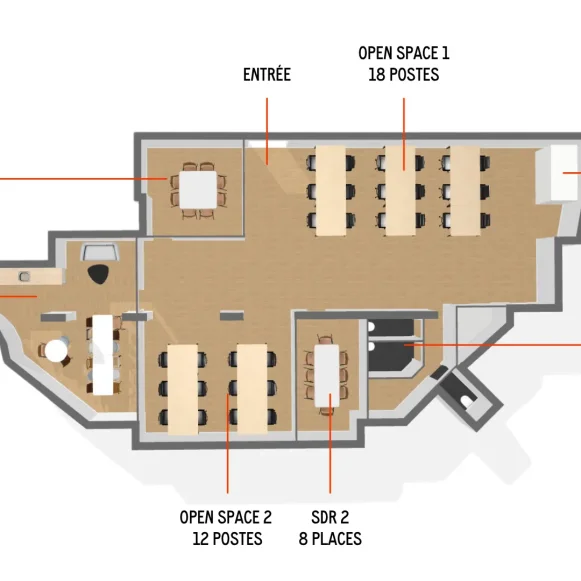 Espace indépendant 202 m² 30 postes Location bureau Rue Marie Stuart Paris 75002 - photo 7