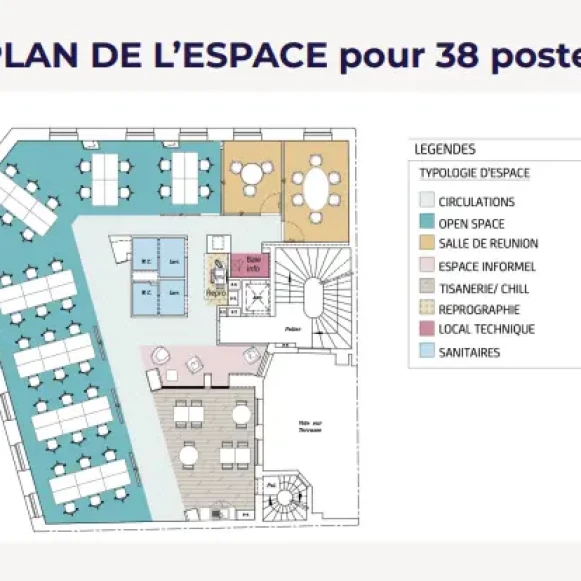 Espace indépendant 250 m² 35 postes Location bureau Rue Bergère Paris 75009 - photo 12