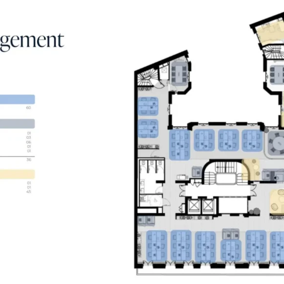 Bureau privé 474 m² 60 postes Location bureau Boulevard Haussmann Paris 75009 - photo 3
