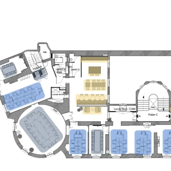 Espace indépendant 478 m² 61 postes Location bureau Rue de Caumartin Paris 75009 - photo 2