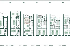 Open Space - 75017 - 2 postes - 650€