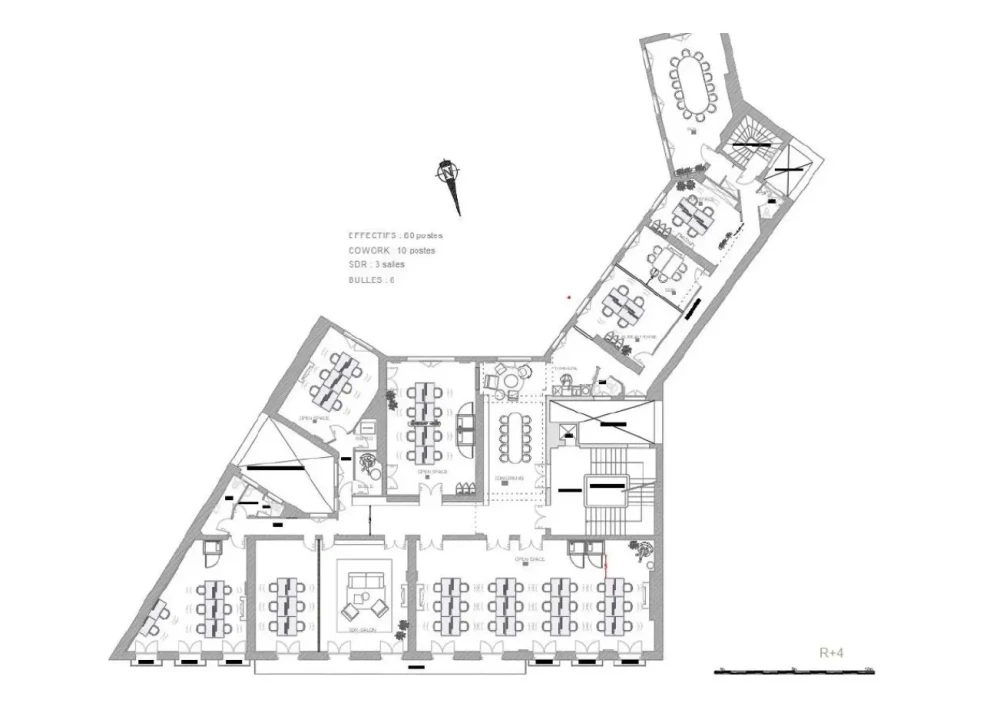 Espace indépendant - 75017 - 70 postes - 55100€