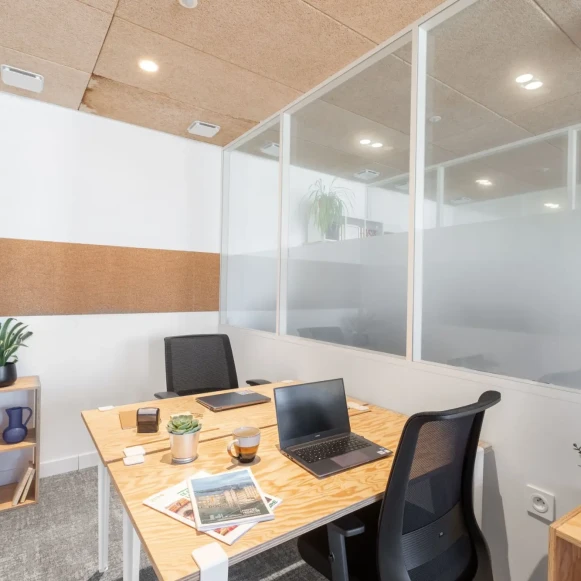 Bureau privé 8 m² 2 postes Coworking Rue Haxo Marseille 13001 - photo 4