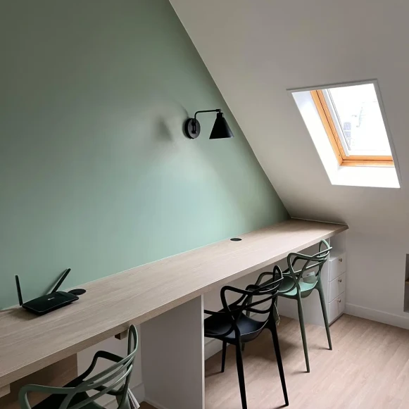 Bureau privé 15 m² 4 postes Location bureau Boulevard Richard-Lenoir Paris 75011 - photo 1