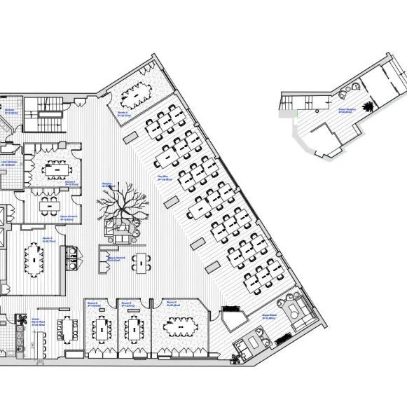 Espace indépendant 550 m² 55 postes Location bureau Rue de Monceau Paris 75008 - photo 4