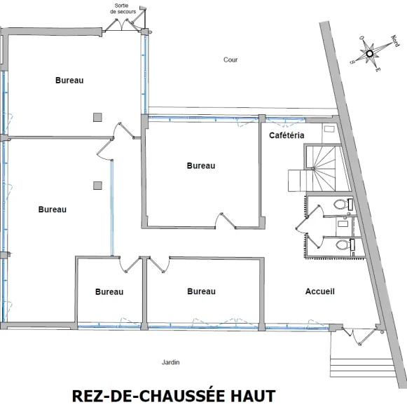 Open Space  4 postes Location bureau Rue Pierre Nicole Paris 75005 - photo 6