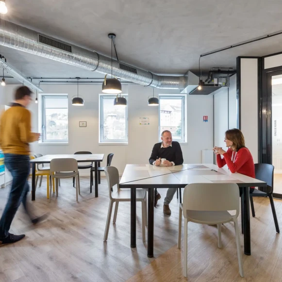 Bureau privé 16 m² 4 postes Coworking Quai Fulchiron Lyon 69005 - photo 2