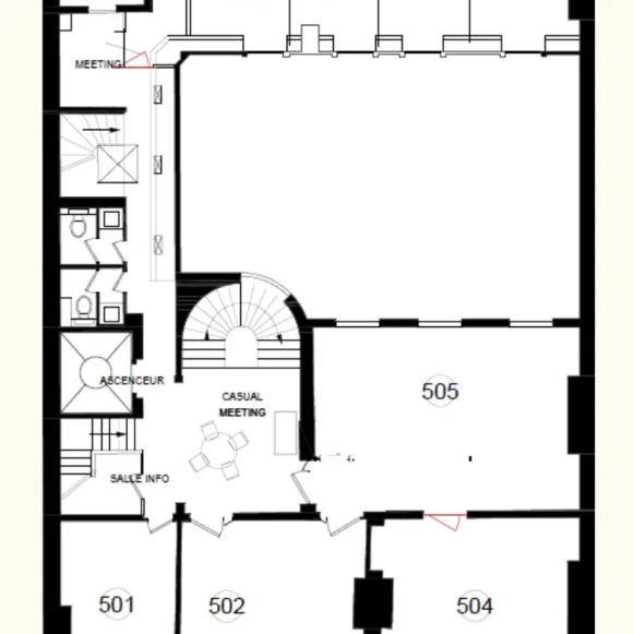 Espace indépendant 250 m² 30 postes Location bureau Avenue Kléber Paris 75016 - photo 4