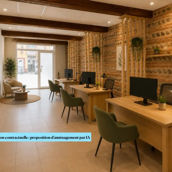 Espace indépendant 40 m² 3 postes Coworking Avenue des Pyrénées Muret 31600 - photo 1
