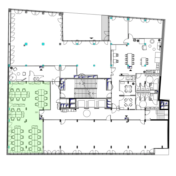 Bureau privé 125 m² 34 postes Coworking Rue de Tolbiac Paris 75013 - photo 2
