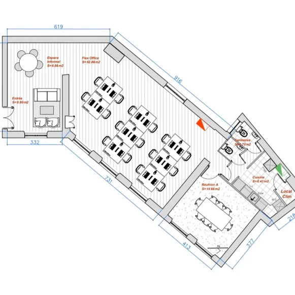 Espace indépendant 105 m² 16 postes Location bureau Avenue de l'Opéra Paris 75001 - photo 4