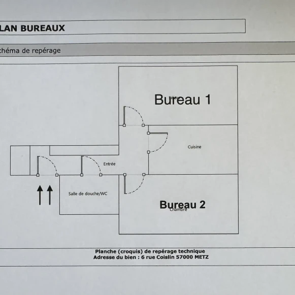 Bureau privé 52 m² 4 postes Location bureau Rue Coislin Metz 57000 - photo 5