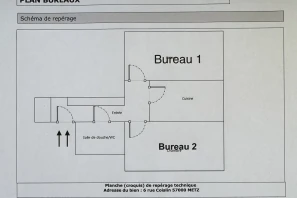 Bureau privé - 57000 - 4 postes - 695€